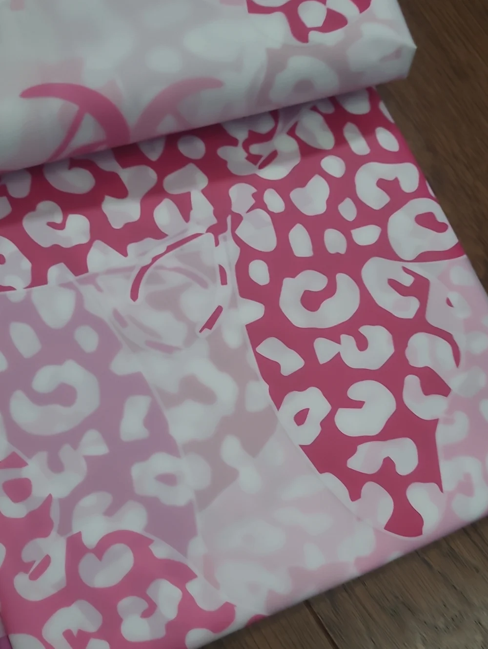Juicy Couture Pink and White Butterfly Shower Curtain